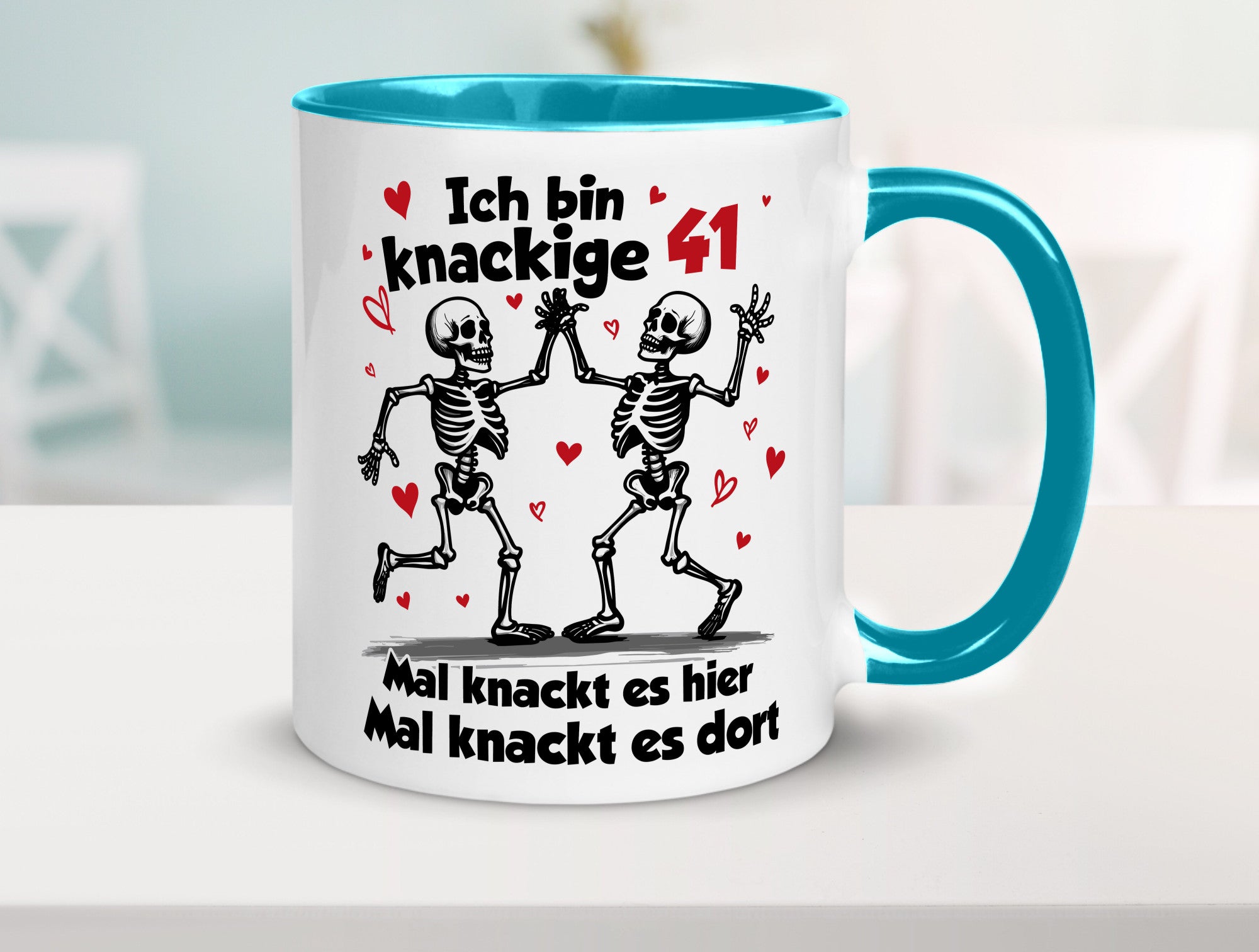 41. Geburtstag | Knackige 41 Ich bin alt v2 Humor Geschenkidee Tasse