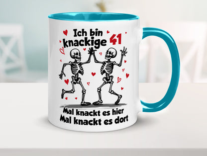 41. Geburtstag | Knackige 41 Ich bin alt v2 Humor Geschenkidee Tasse