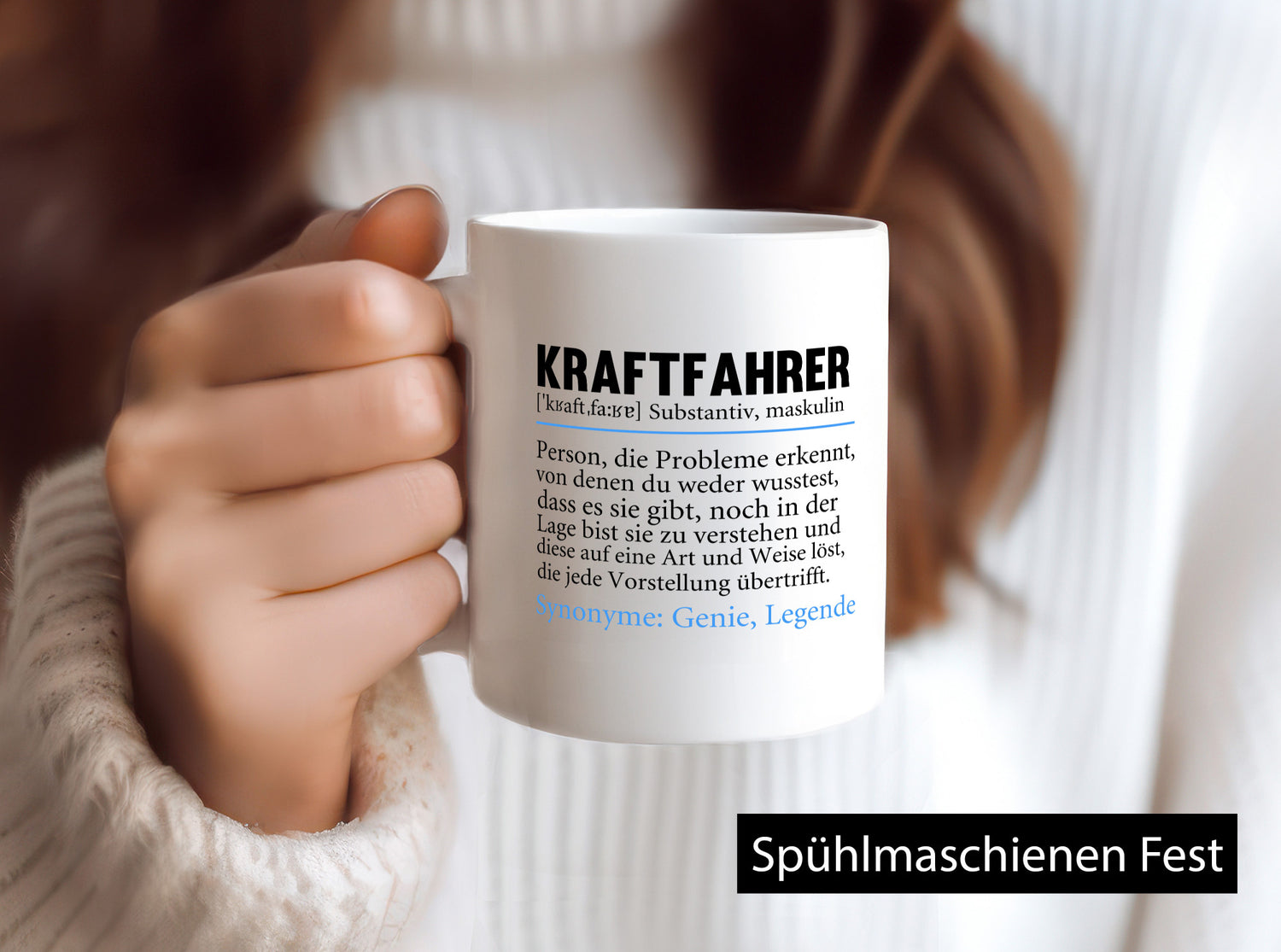 Kraftfahrer | Humor Lastwagen LKW Fahrer lustiger Spruch Geschenk Geschenkidee