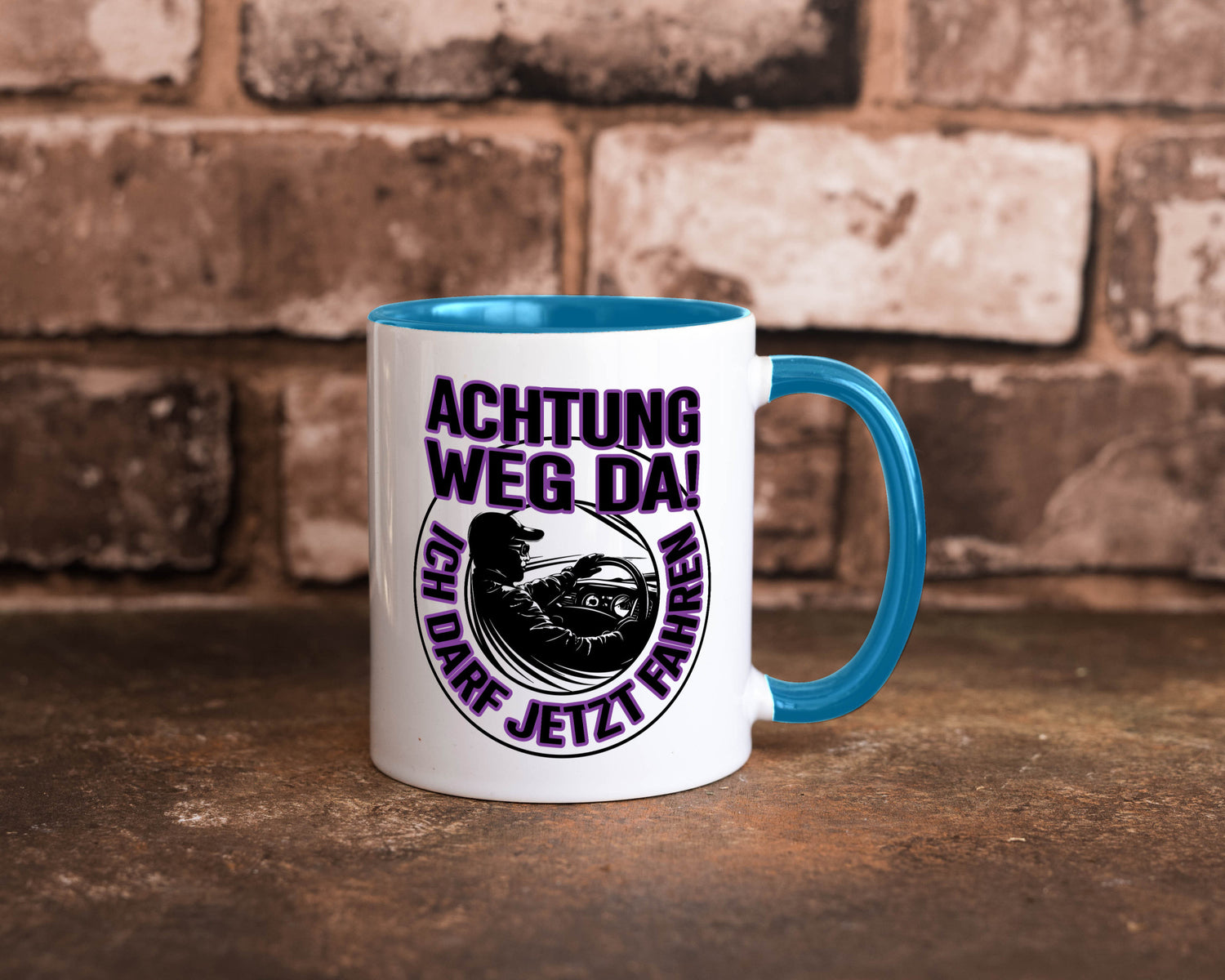 Achtung weg da ich darf jetzt Fahren | Führerschein lustig Humor Geschenkidee