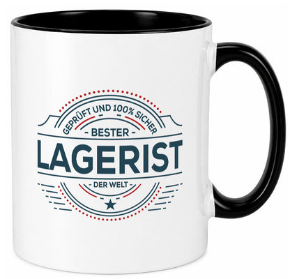 Geprüft und sicher: Lagerist | Lageristen Lager Arbeiter lustiger Spruch