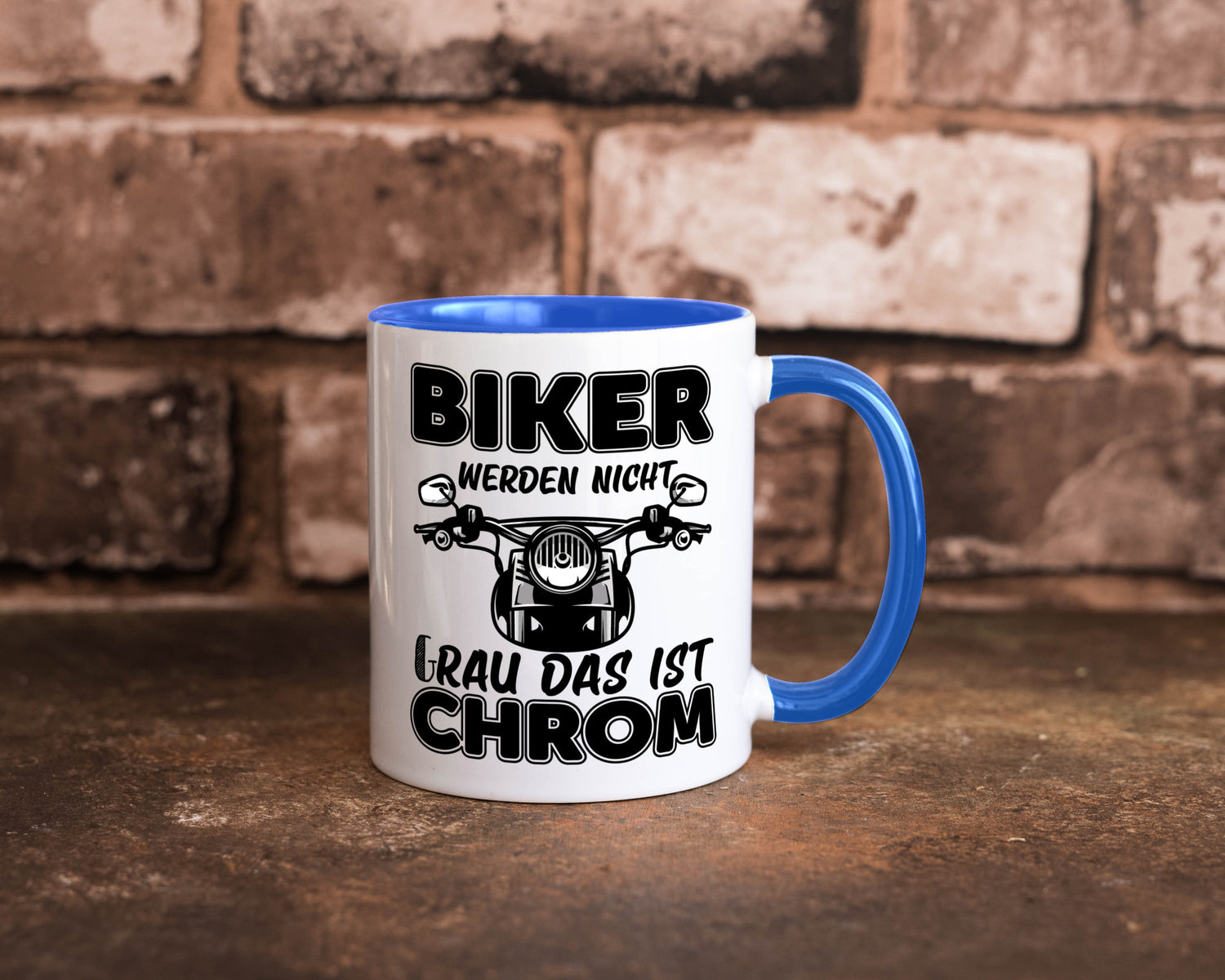 Biker werden nicht grau | Motorrradfahrer Tasse Humor Geschenkidee