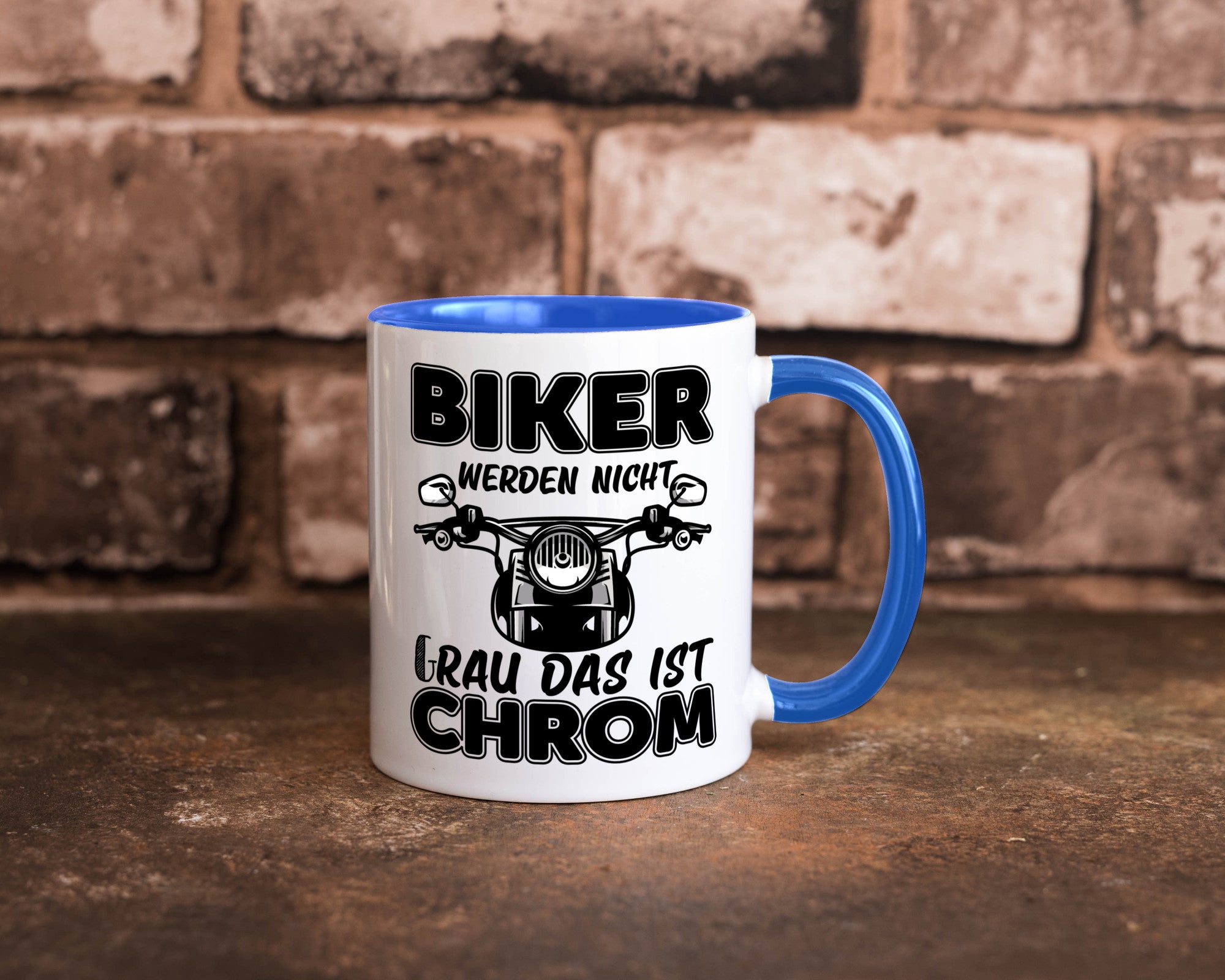 Biker werden nicht grau | Motorrradfahrer Tasse Humor Geschenkidee