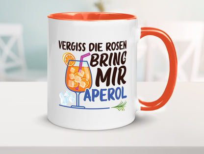 Bring mir Aperol | Rosen Paar Party Geschenkidee Humor Tasse