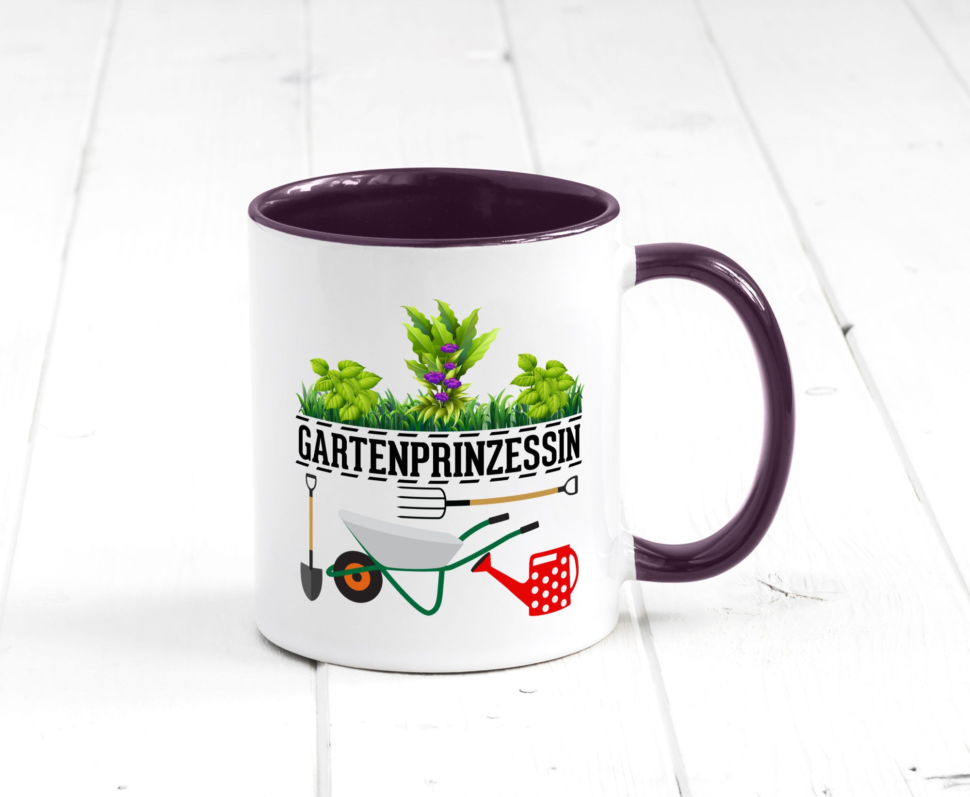 Gartenprinzessin | Gärtnerin Gartenliebhaber Geschenk Humor Geschenkidee