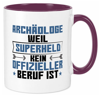 Superheld Archäologe | Archäologie Forscher Geschenkidee Humor Tasse