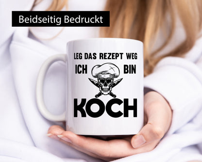 Leg das Rezept weg ich bin Koch | Chef Kochen Geschenkidee Arbeit Kollegen Büro