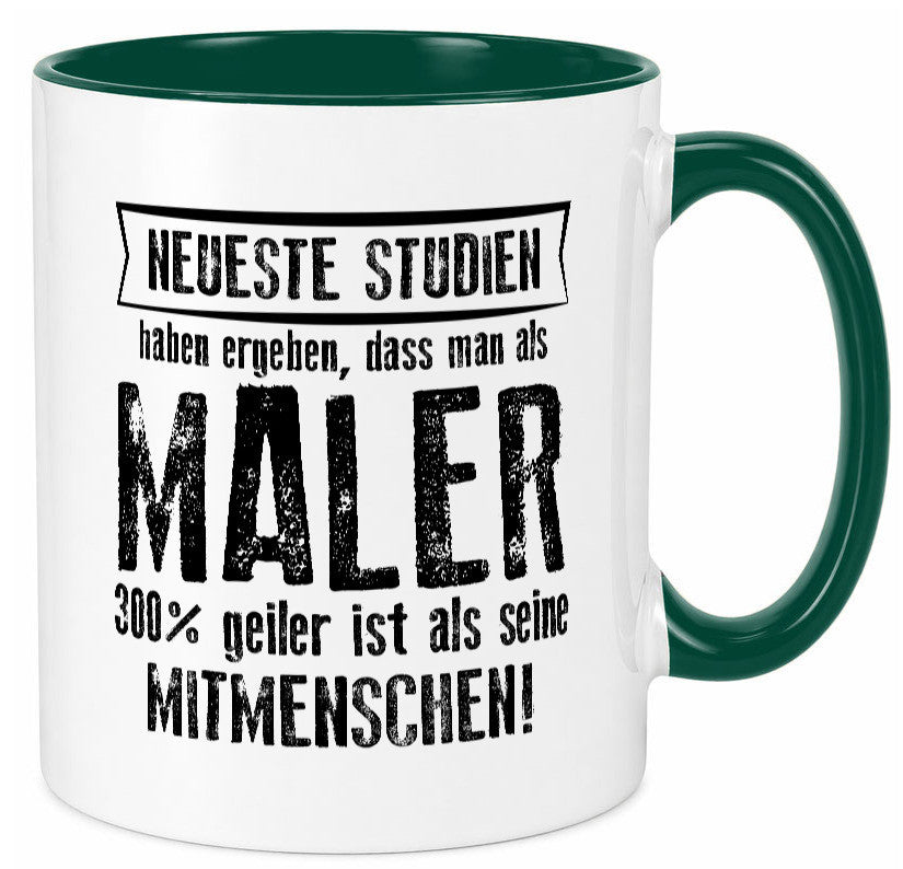 Neuste Studien: Maler | Malerei lustig Humor Geschenkidee Geschenk Tasse