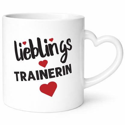Lieblingstrainerin | Dankeschön Tasse Sport Trainerin lustiger Spruch Geschenk