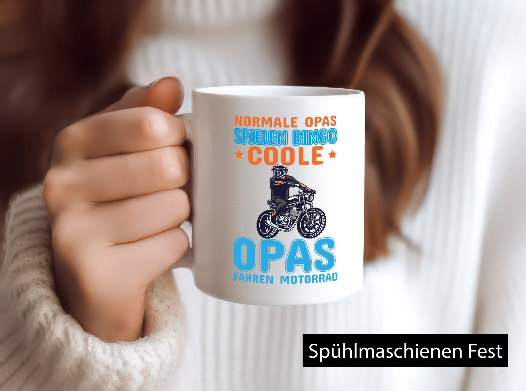 Coole Opas fahren Motorrad | Spruch Tasse Großvater Geschenk Familie