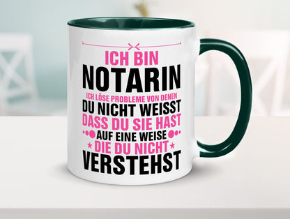 Löse Probleme: Notarin | Juristin v2 lustiger Spruch Geschenk Humor