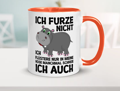 Ich furze nicht | furznilpferd v2 Humor Geschenkidee Tasse