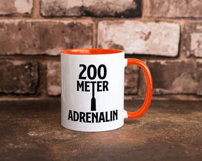 200 Meter Adrenalin v2 lustig Humor Geschenkidee Geschenk Tasse