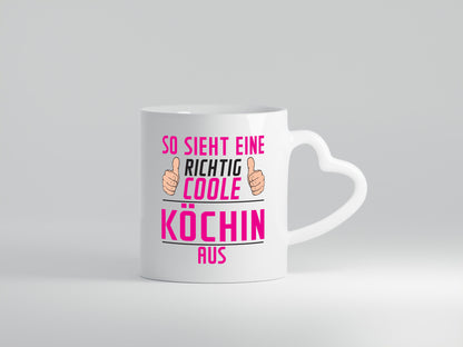 Richtig Coole Köchin | Chefköchin Chefkoch Geschenk Arbeit Kollegen Büro
