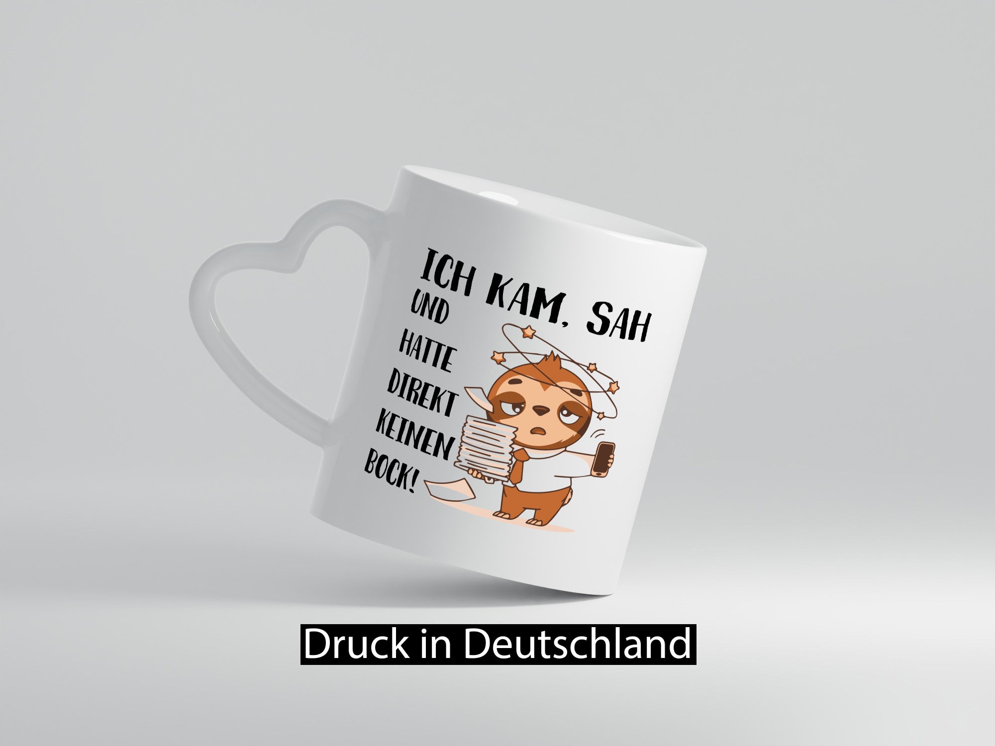 Ich habe keinen Bock | Faultier Kam, sah und kein Geschenkidee Tierliebhaber