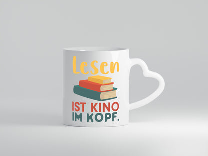 Buch Spruch | Lesen Tasse Bücherwurm Kopfkino Geschenkidee Humor