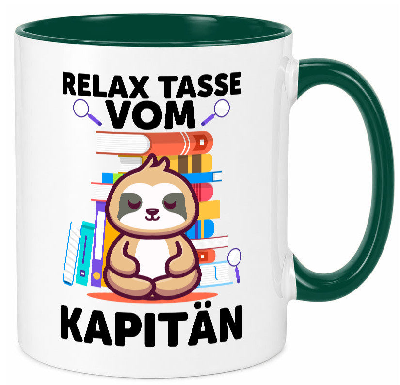 Relax Tasse: Kapitän | Schiffskapitän Schiff Geschenk Humor Geschenkidee