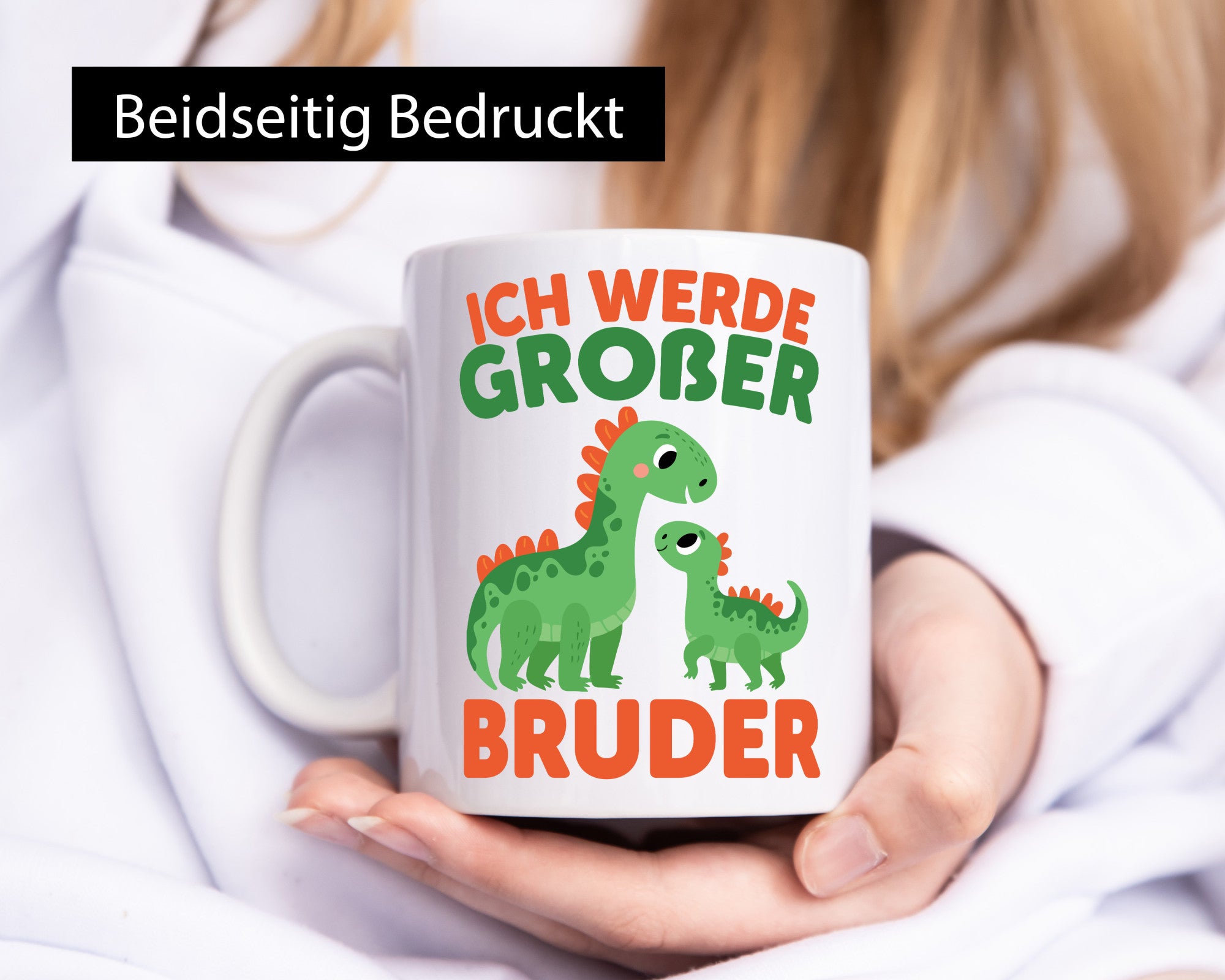 Ich werde Großer Bruder | Dino Brudersaurus lustig Humor Geschenkidee Geschenk