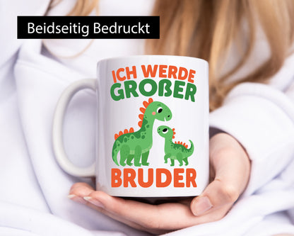 Ich werde Großer Bruder | Dino Brudersaurus lustig Humor Geschenkidee Geschenk