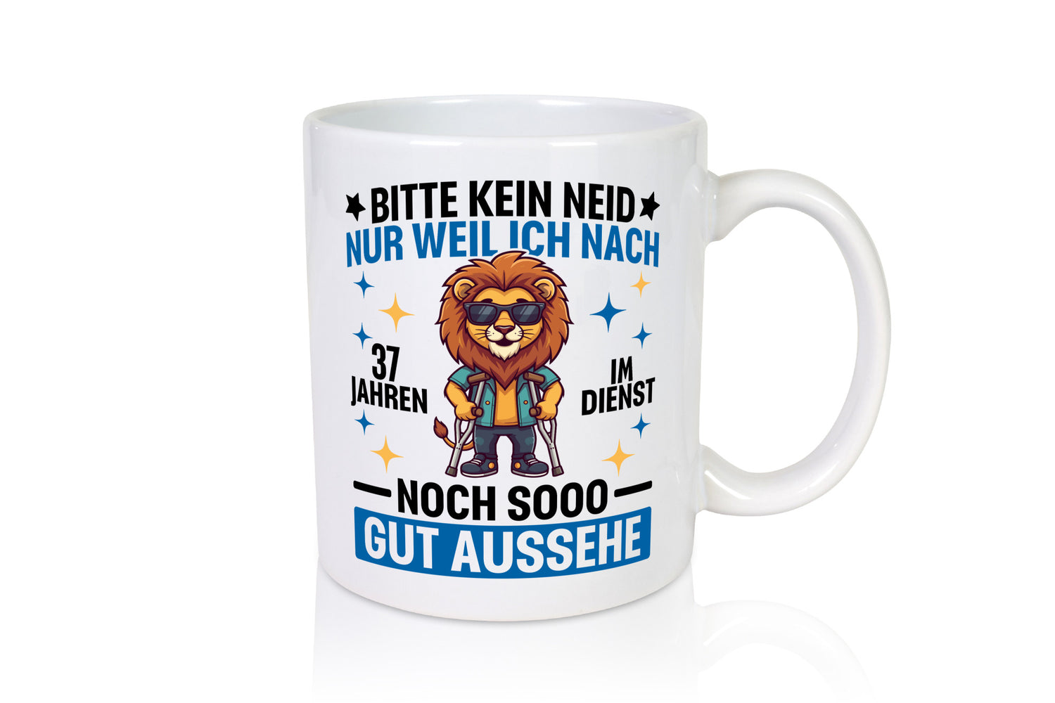 37 Jahre im Dienst | Arbeitsjubiläum Arbeit Humor Kollegen Büro Geschenkidee