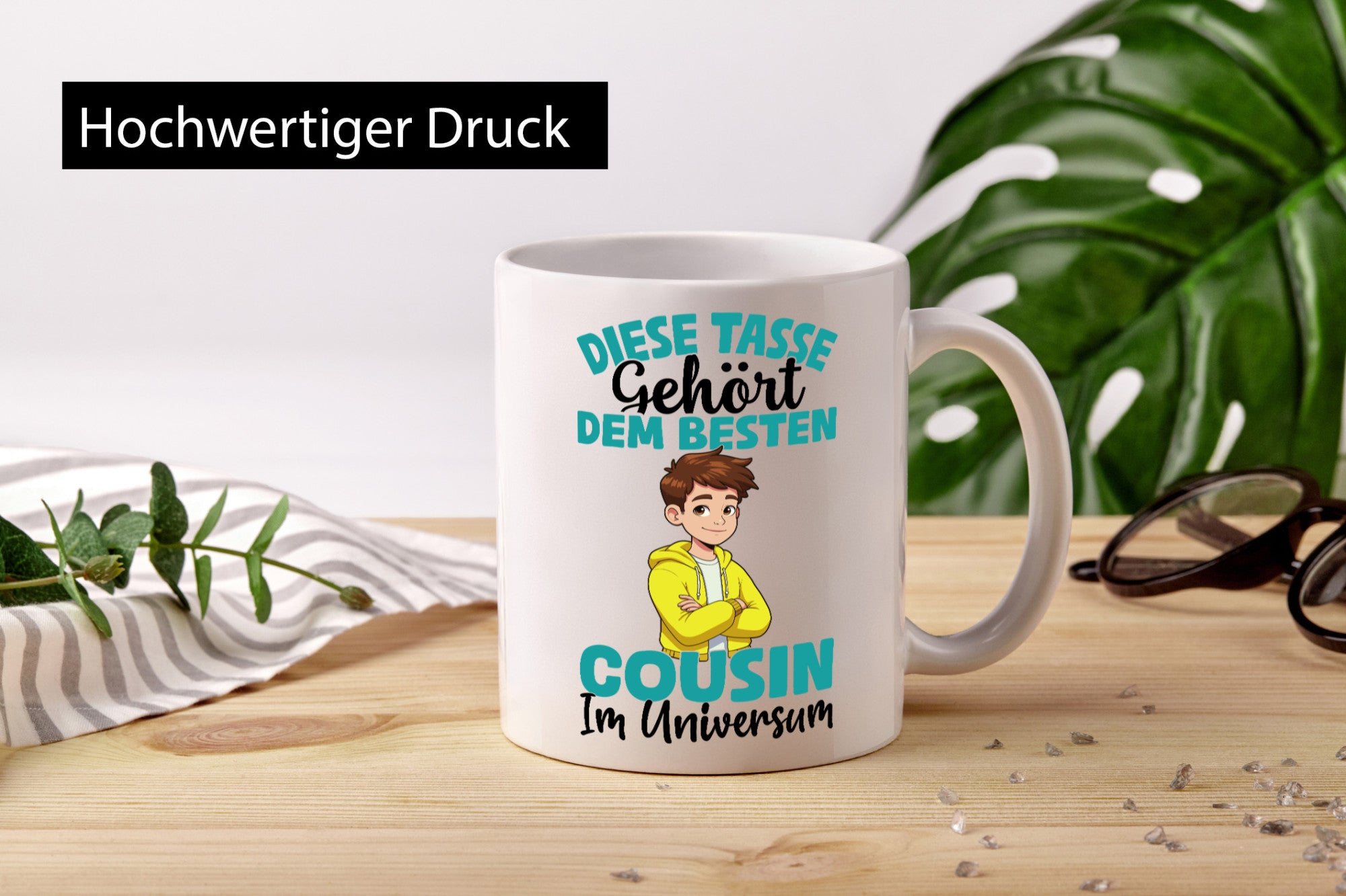 Im Universum: Cousin | Familie Verwandschaft Geschenk Geschenkidee lustiger