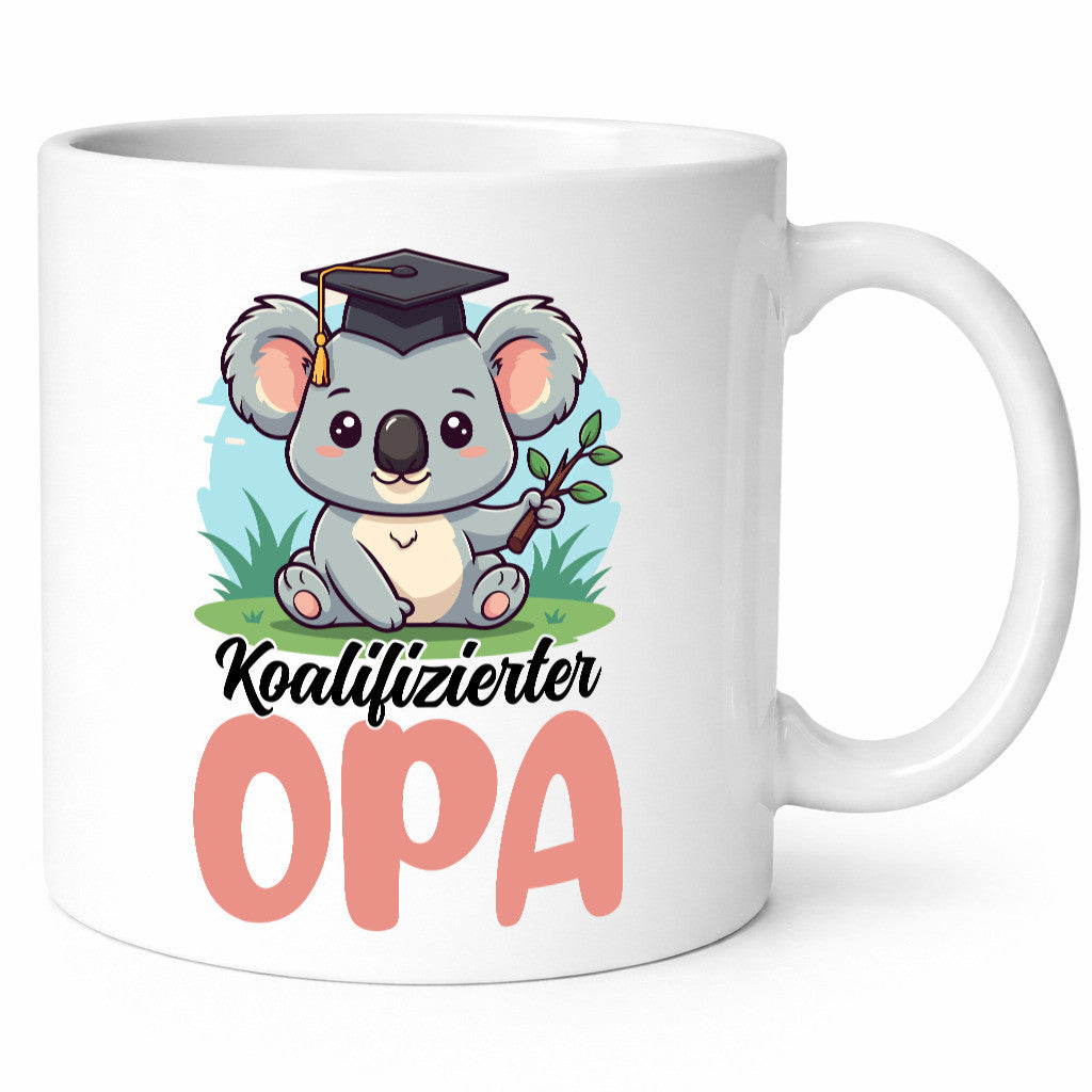 Koalifizierter Opa | Großvater Enkel Familie Humor Geschenkidee Tasse