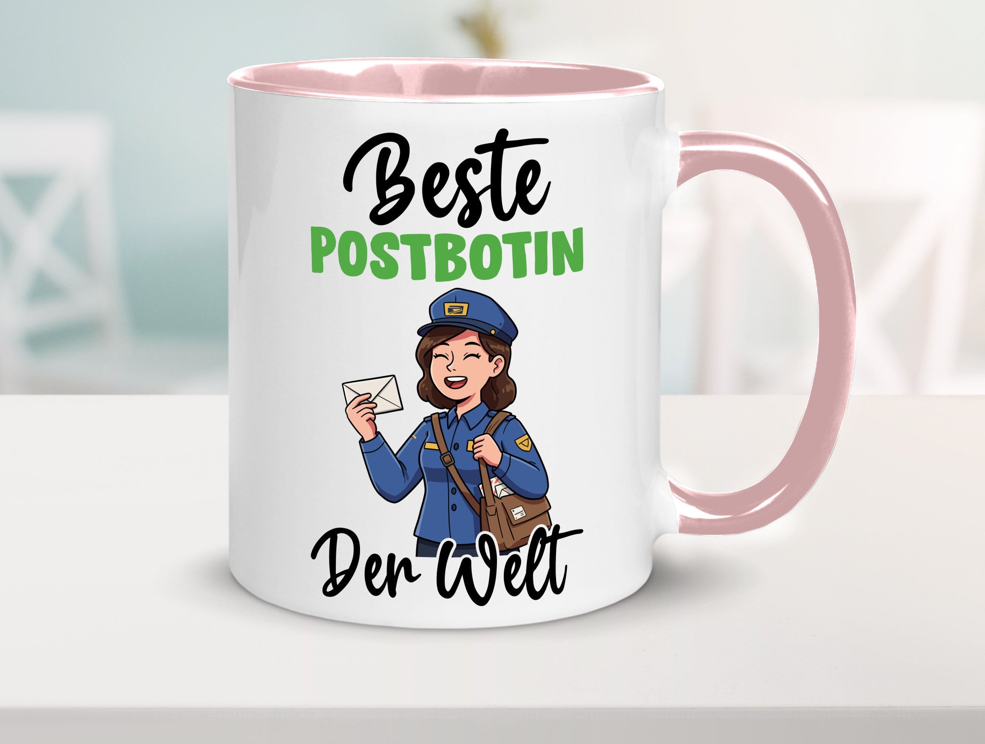 Beste Postbotin | Beruf Post Briefträger v2 lustig Arbeit Kollegen Büro
