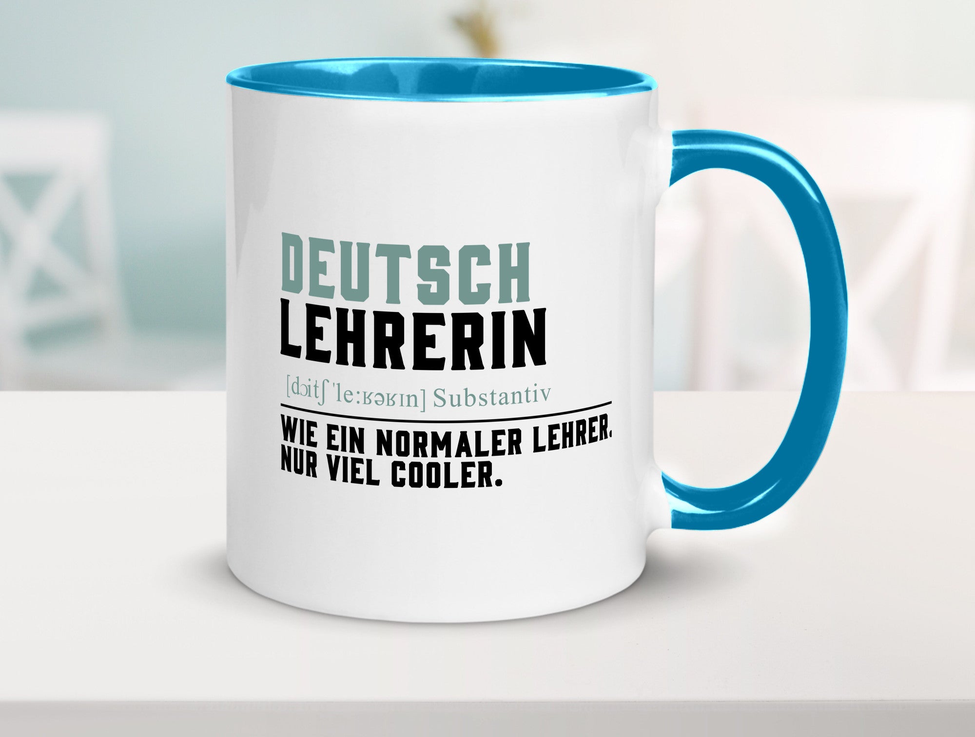 Deutschlehrerin | Lehrerin Unterricht Lieblinglehrerin Geschenkidee Humor Tasse
