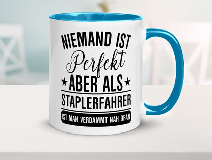Verdammt nah dran: Staplerfahrer | Gabelstapler Fahrer lustig Humor