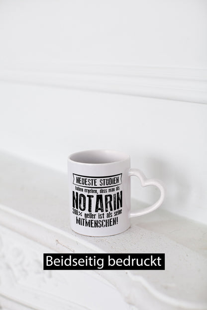 Neuste Studien: Notarin | Juristin lustig Humor Geschenkidee Geschenk Tasse
