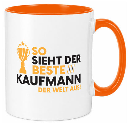 Der Weltbeste Kaufmann Kaufmänner lustig Humor Geschenkidee Geschenk Tasse