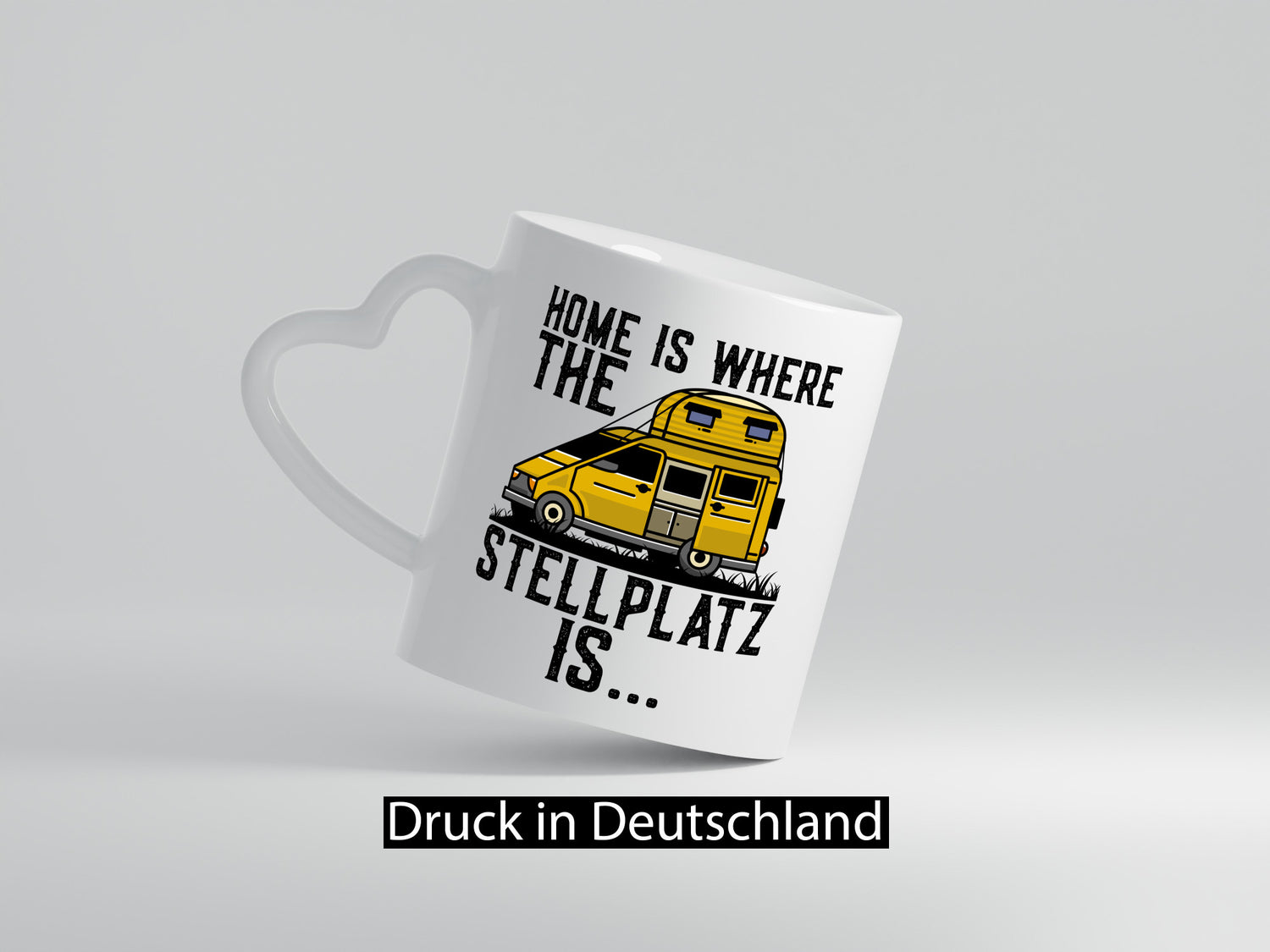 Camping | Wohnmobil Camper-Liebe Stellplatz Panorama Geschenkidee Humor Tasse