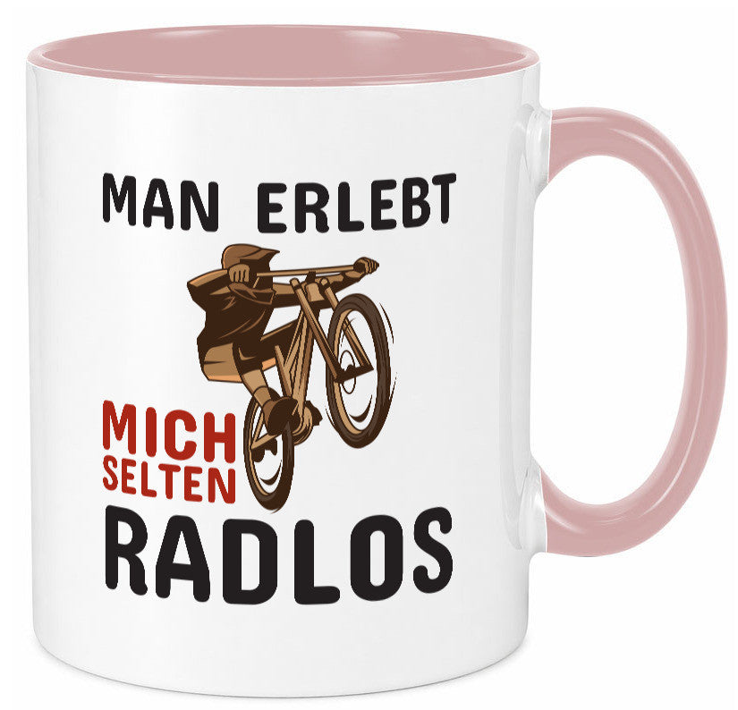 Selten Radlos | Spruchtasse Fahrrad Männer Humor lustiger Spruch Geschenk