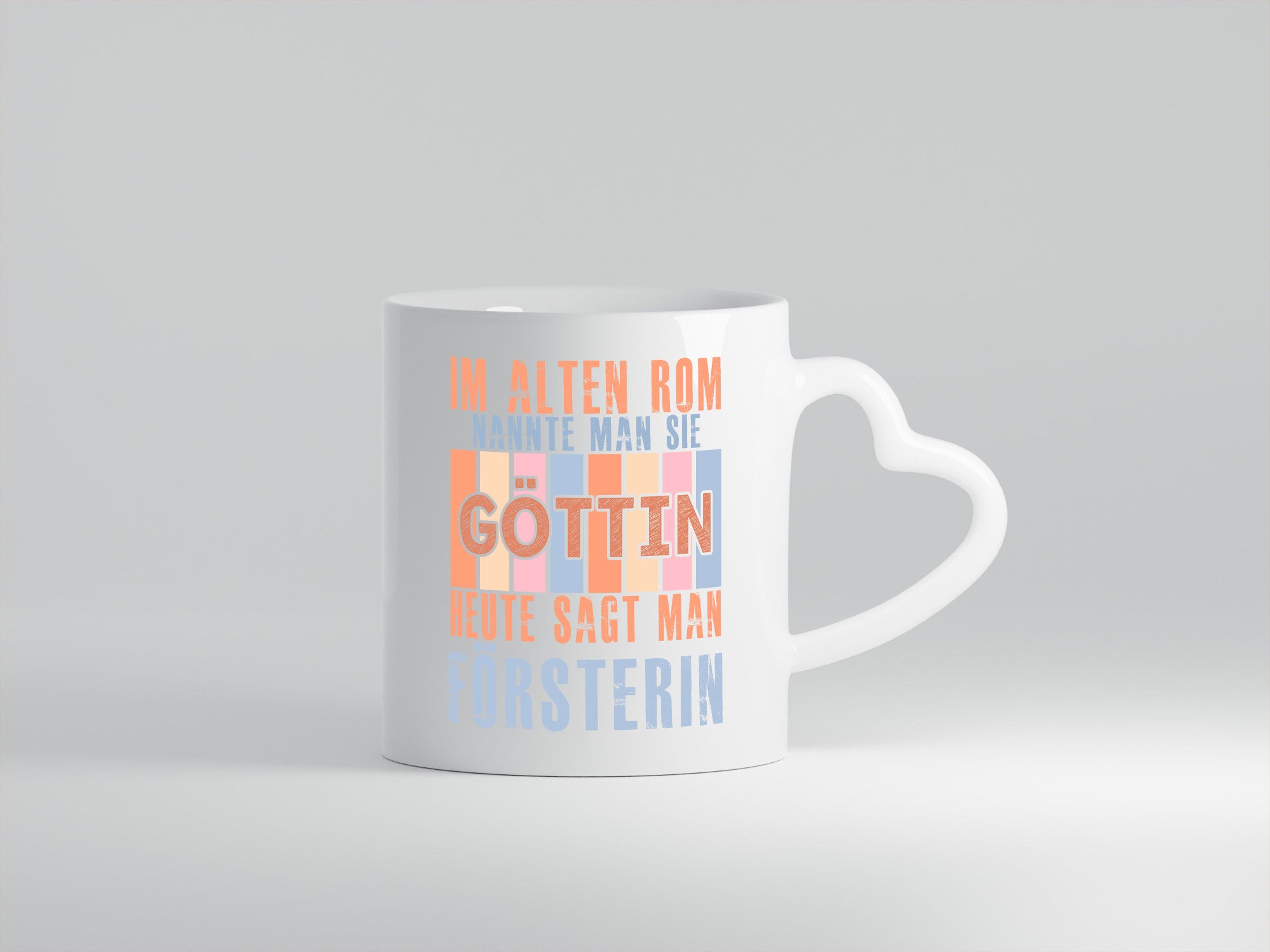 Heute sagt man: Försterin | Forstarbeit Lustige Kollegen Büro Geschenk Tasse