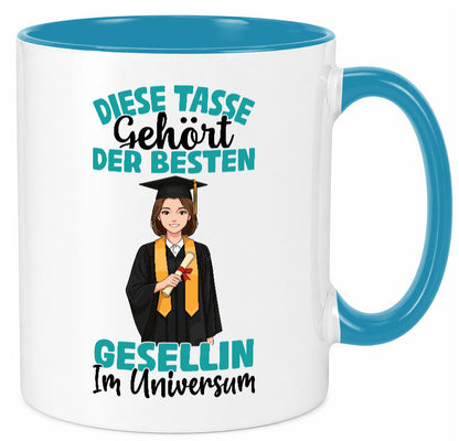 Im Universum: Gesellin | Handwerkerinnen lustiger Spruch Geschenk Humor