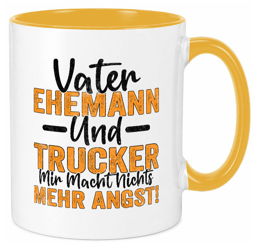 Vater Ehemann Trucker | Driver LKW Fahrer v2 Geschenk Familie Geschenkidee Tasse