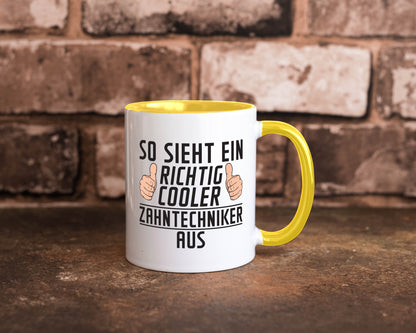 Richtig Cooler Zahntechniker | Zahnmedizin Geschenkidee Humor Tasse
