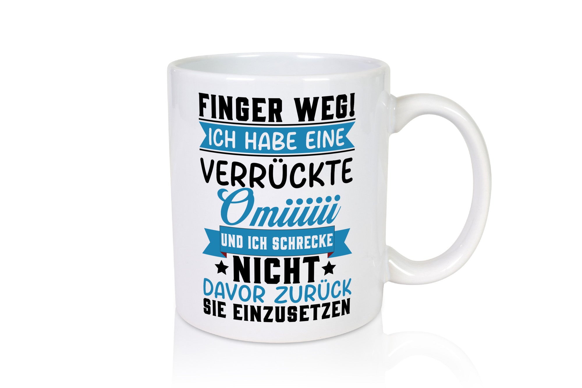 Verrückte Oma | Großmutter Finger weg Geschenk Familie Geschenkidee lustiger