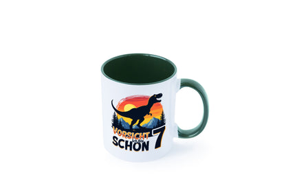 7. Geburtstag | 7 Jahre Dinosaurier v2 Geschenk Geschenkidee lustiger Spruch