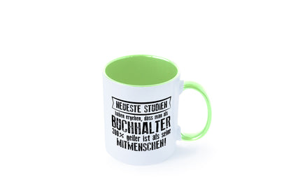 Neuste Studien: Buchhalter | Buchhaltung Humor Geschenkidee Tasse