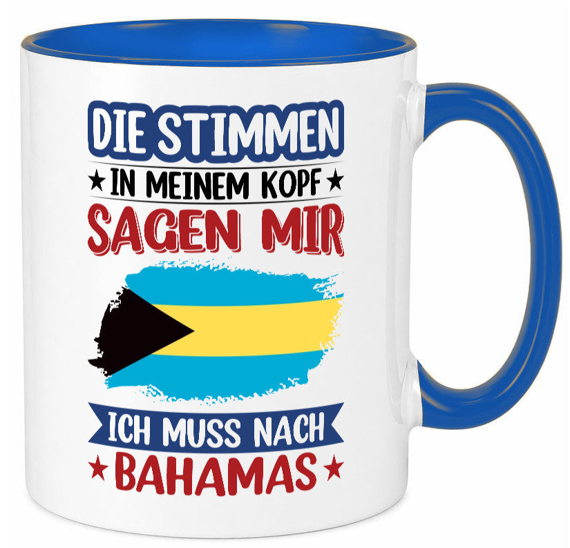 Bahamas | Urlaub Stimmen in meinem Kopf Traumland Geschenk Humor Geschenkidee