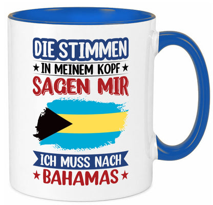 Bahamas | Urlaub Stimmen in meinem Kopf Traumland Geschenk Humor Geschenkidee