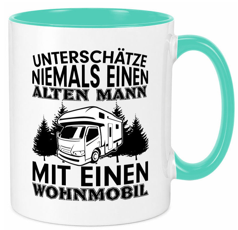Alter Mann mit Wohnmobil | Männer Tasse Camping Geschenk Humor Geschenkidee