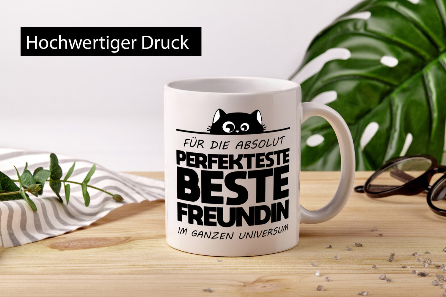 Für die Beste Freundin im ganzen Universum Geschenkidee Humor Tasse