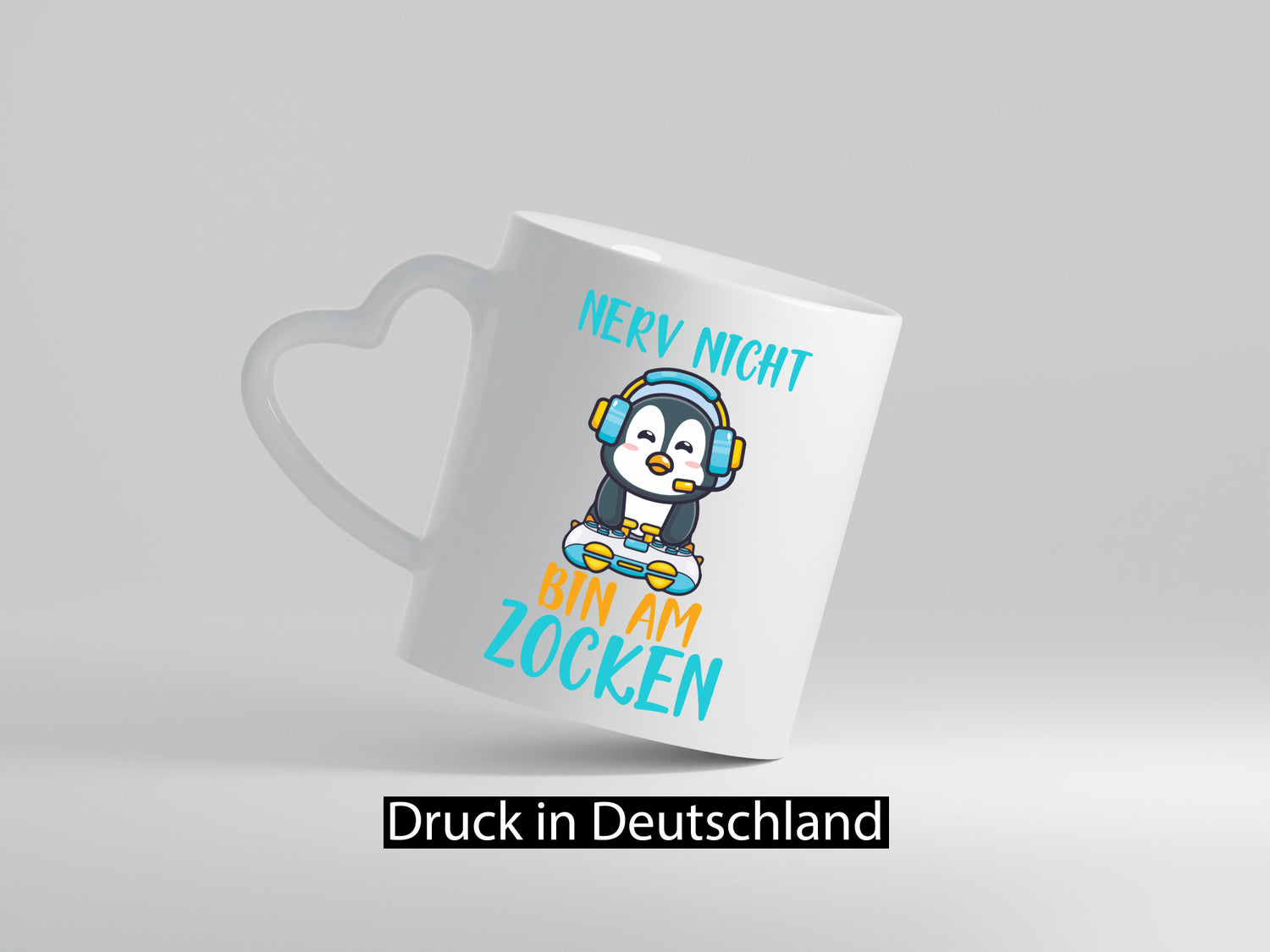 Nerv nicht | Zocker Gamer PC Freunde Pinguin-Comic Humor Geschenkidee Tasse