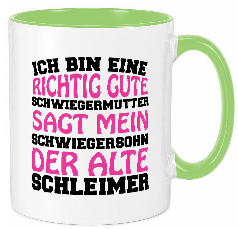 Gute Schwiegermutter lustig Familie Geschenkidee Geschenk Tasse