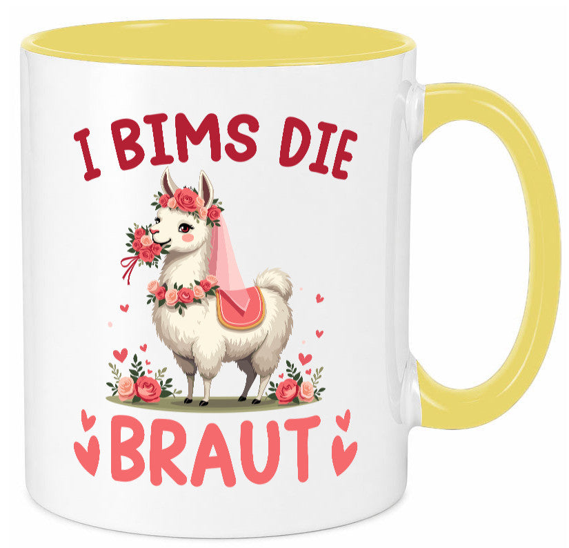 I bims die Braut | Einhorn JGA Hochzeit lustig Humor Geschenkidee Geschenk Tasse