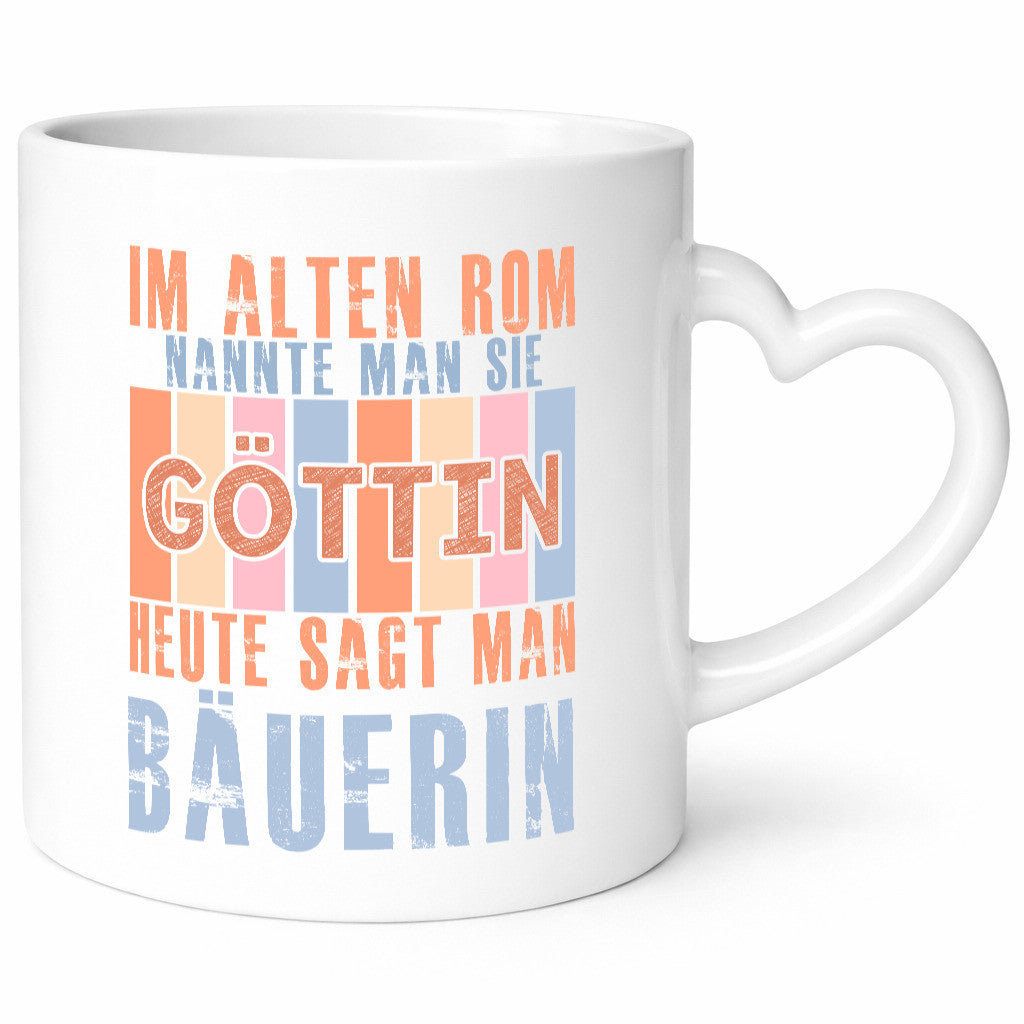 Heute sagt man: Bäuerin | Bauernhof Landwirtschaft lustiger Spruch Geschenk