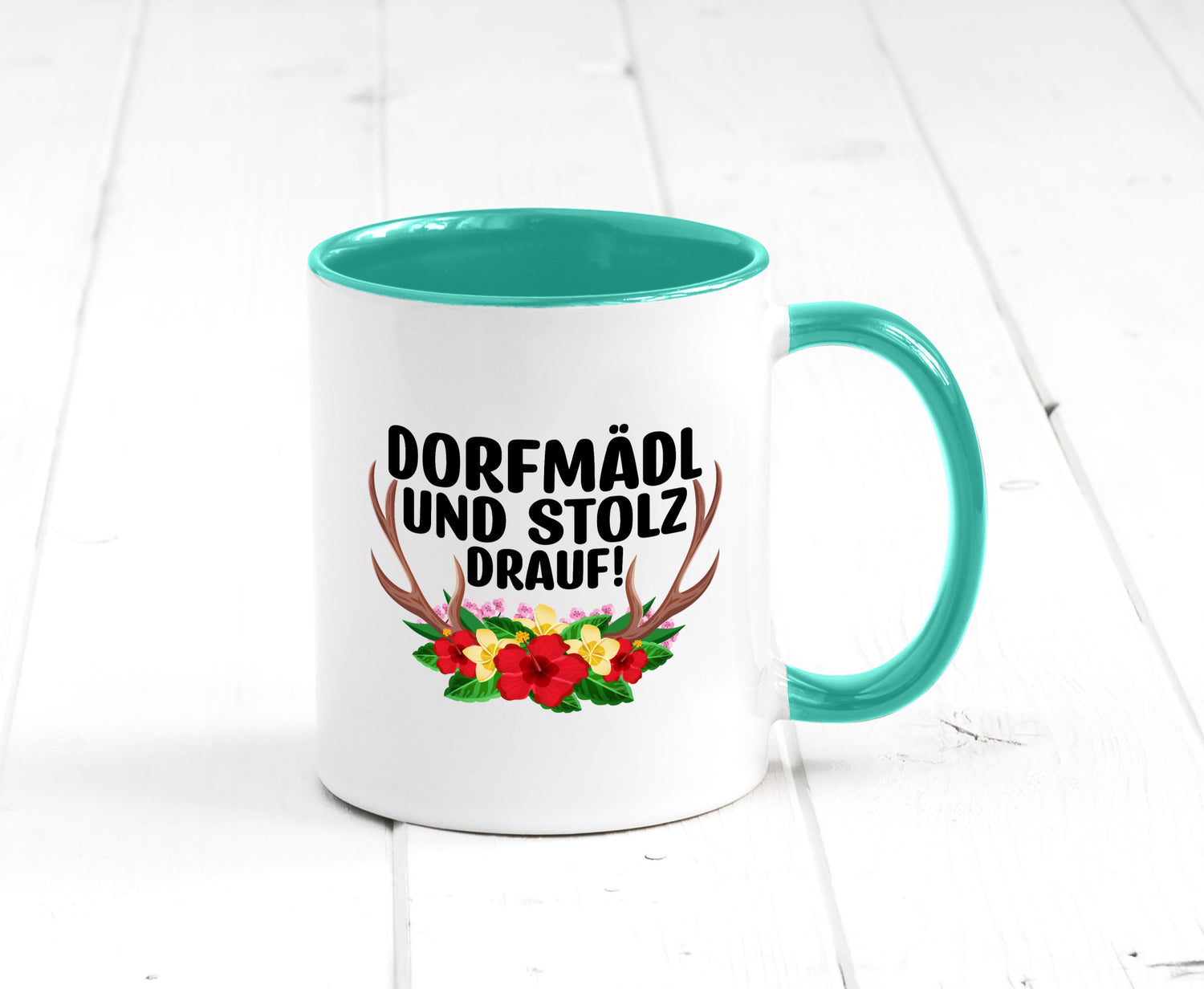 Dorfmädel und stolz drauf | Dorfkind Dorf v2 Geschenkidee Humor Tasse
