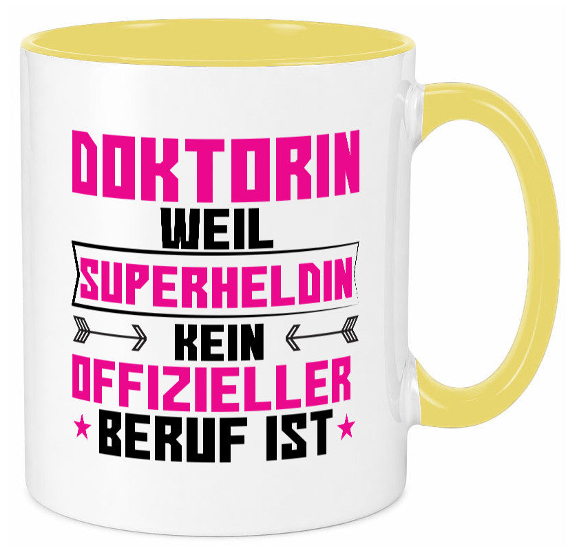 Superheldin Doktorin | Doktorand Doktortitel Geschenkidee Humor Tasse
